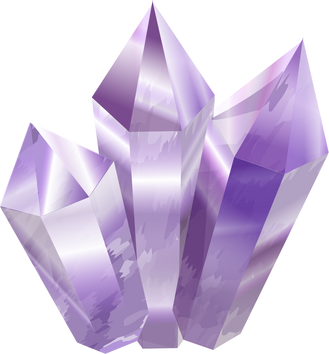 Amethyst, Purple Gem Stone Crystal